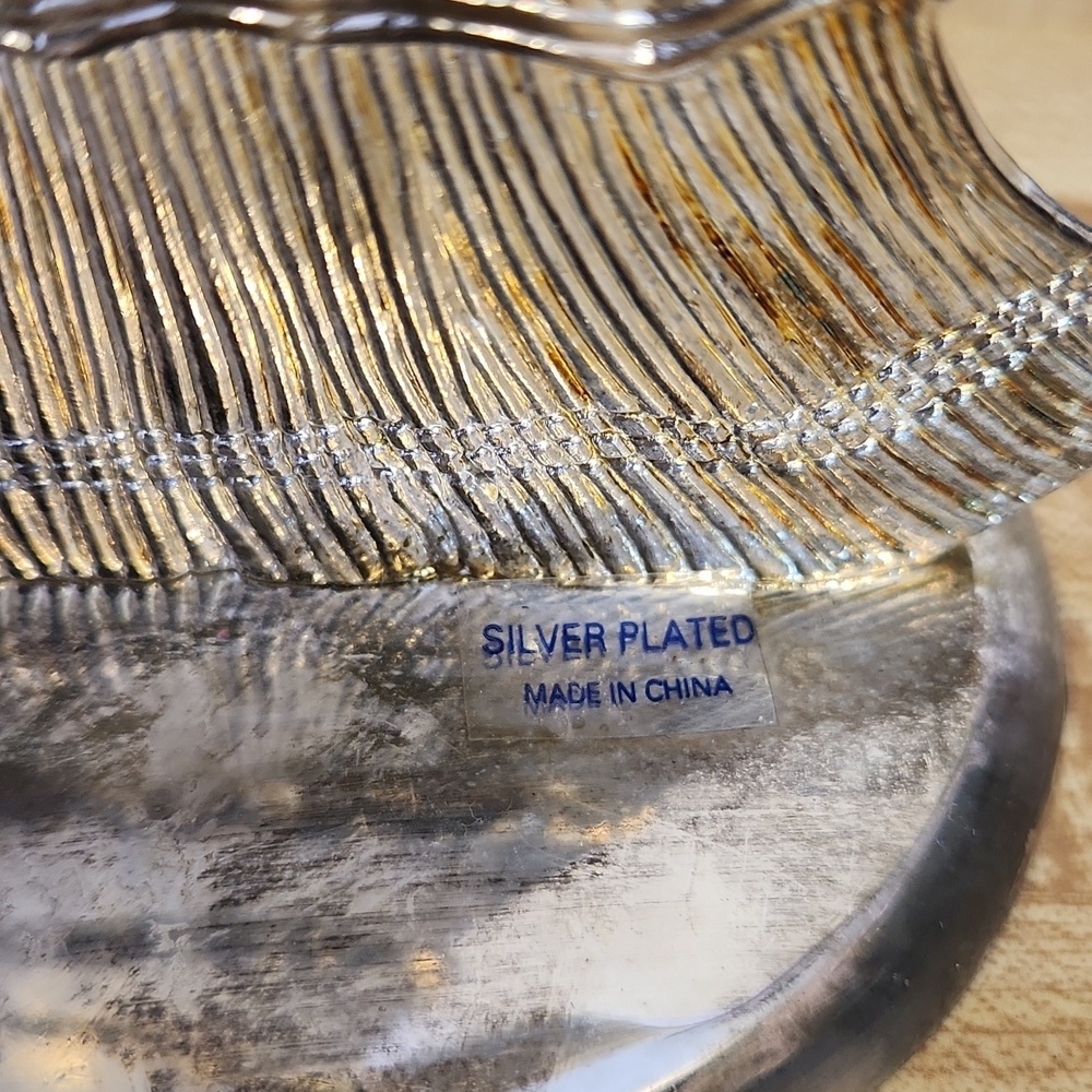 Vintage Sliver Plated Angel Candle Holder - Picture 3 of 5